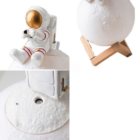 Lampka nocna / nawilżacz powietrza ASTRONAUTA Art Deco siedzący (wzór 5) AFSH