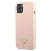 Guess GUHCP13MSLTGP iPhone 13 6.1 "rosa / rosa Hardcase Silikondreieck