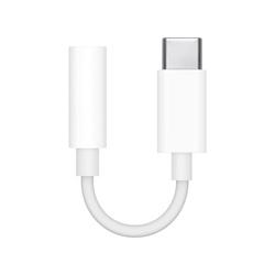 APPLE ADAPTER TYP-C DO MINI JACK PRZEJŚCIÓWKA BIAŁY IPHONE BOX