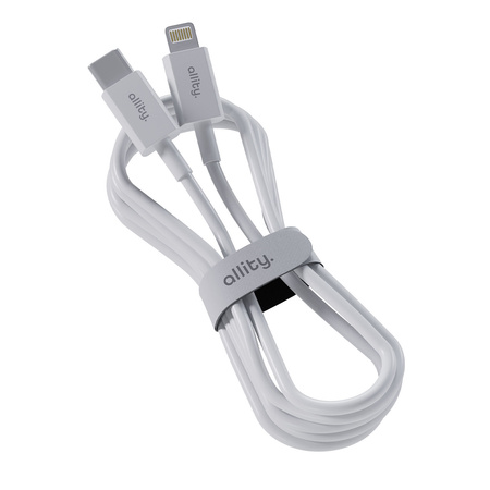 Allity kabel AUC-03 USB-C - Lightning 2,0 m 27W biały