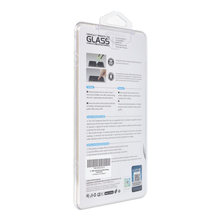 Szkło hartowane X-ONE Full Cover Extra Strong Crystal Clear - do iPhone 15 Pro Max (full glue) czarny