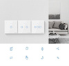 Sonoff T0EU2C-TX two-channel touch Wi-Fi wireless wall smart switches white (IM190314010)