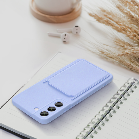 Futerał CARD CASE do SAMSUNG A34 5G fioletowy