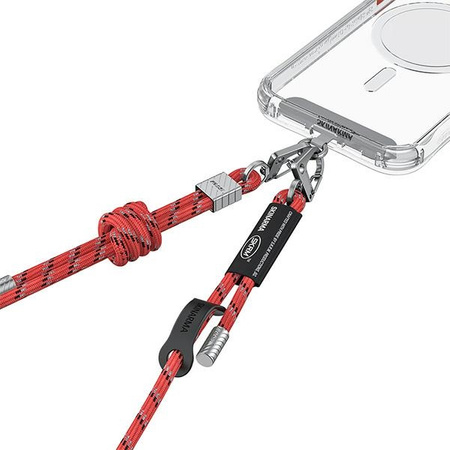 Skinarma Dyno uniwersalna smycz do        telefonu vermilion