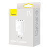 Baseus Compact  Charger 3U 17W EU White