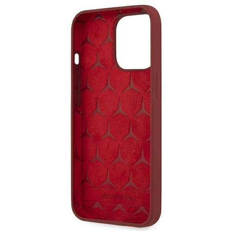 Mercedes MEHCP13LSILRE iPhone 13 Pro / 13 6.1 &quot;rot / rote Hardcase-Silikonlinie