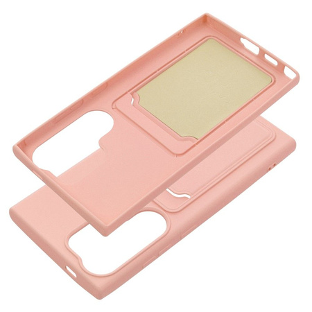 Futerał CARD CASE do SAMSUNG S24 Ultra różowy
