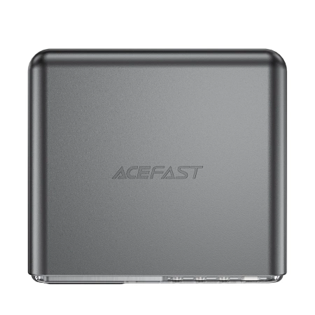 Acefast Z4 PD 218 W GaN 3 x USB-C + USB-A Multifunktionsadapter mit 4 Anschlüssen – Grau