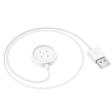 HOCO kabel do ładowania smartwatcha Y24 0,6 m biały