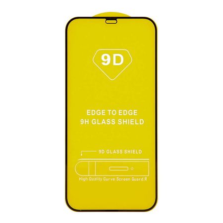 Szkło hartowane 9D do iPhone 13 Mini 5.4" czarna ramka