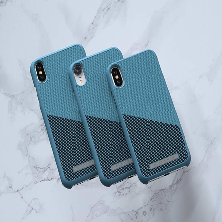 Nordic Elements Saeson Freja - Materiałowe etui iPhone Xs Max (Petrol)