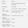 Baseus Compact szybka ładowarka sieciowa 2x USB / USB Typ C 30W 3A Power Delivery Quick Charge biały (CCXJ-E02)