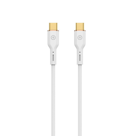 WIWU kabel YQ02 USB-C - USB-C 100W 1,2m biały
