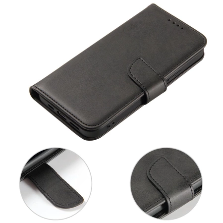 Magnet Case Hülle für Xiaomi Redmi A1+ Flip Cover Wallet Stand schwarz