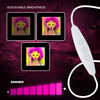 Neon ART LED POWER WOMAN żółto fioletowy FLA02 Forever Light