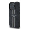 GUESS futerał do IPHONE 16 Pro kompatybilny z MagSafe GUHMP16LP4RPSK (4G Pronted Stripes) czarny