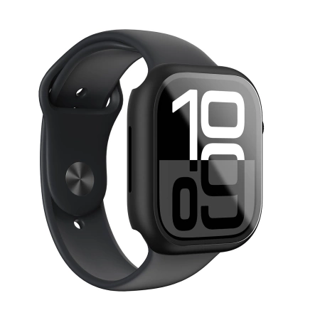 AmazingThing Radix Glass Case for Apple Watch 46mm – Black