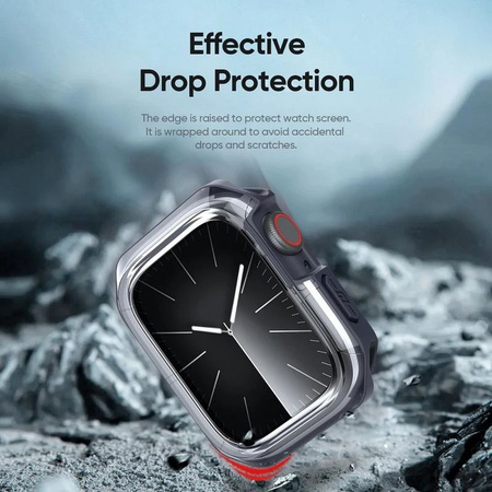 DUX DUCIS futerał TAMO do Apple Watch serii 10 42 mm transparentny z szarym