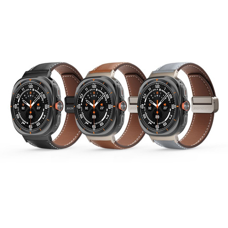 DUX DUCIS pasek YA skórzany 47 mm czarny