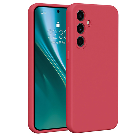 Nakładka Etteri Silicone Case do Samsung Galaxy S23 FE malinowa