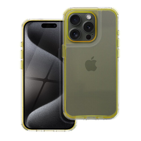Futerał MATRIX CLEAR do IPHONE 17 żółty