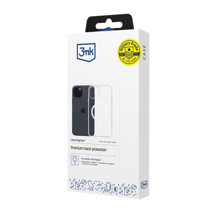 3MK Clear MagCase iPhone 15 Plus