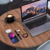 Choetech T319 MFI 5W kabelloses Ladegerät für Apple Watch + USB-C-Kabel – Schwarz