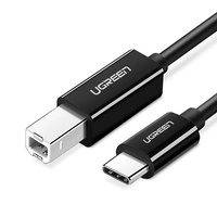 Ugreen US370 45106 Kabel für USB-C/USB-B-Drucker 2 m – schwarz