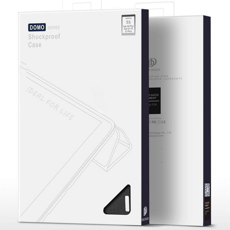 DUX DUCIS Domo - etui składane z miejscem na rysik do Samsung Tab S8 Ultra (X900/X906) czarne