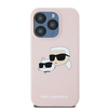 Karl Lagerfeld KLHMP15XSKCHPPLP iPhone 15 Pro Max 6.7" różowy/pink hardcase Silicone Karl & Choupette MagSafe