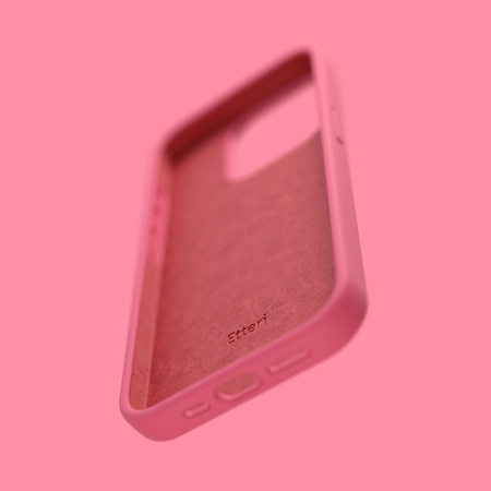 Nakładka Etteri Silicone Case do iPhone 11 malinowa