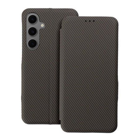 Kabura FOLIO Side Magnet do SAMSUNG S24 FE brązowy