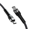 Wozinsky WNBCC1 USB-C / USB-C PD 65W Kabel 1 m - Schwarz