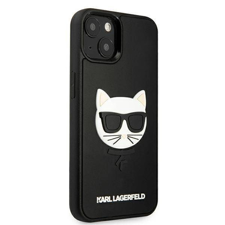 Karl Lagerfeld KLHCP13SCH3DBK 13 mini 5,4 "black / black hardcase 3D Rubber Choupette