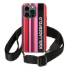 Karl Lagerfeld Color Stripes Strap - Etui iPhone 14 Pro (różowy)
