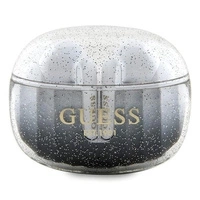 Guess Glitter Gradient TWS Bluetooth-Kopfhörer mit Dockingstation – Schwarz