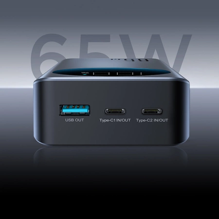 Joyroom 30000mAh 65W power bank with digital display (JR-PBF05) - black