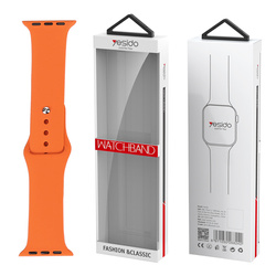 Yesido WB44 Silikonowy Pasek do Apple Watch L 42/44/45 (97+140) #10 ORANGE
