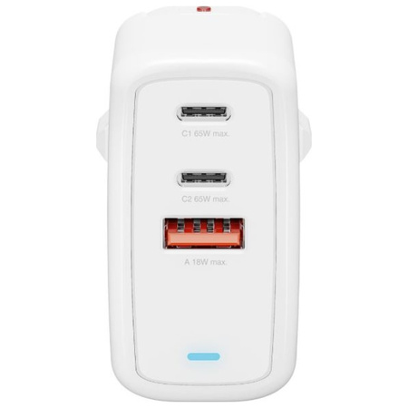 Ładowarka sieciowa 4smarts Flex 65W       2xUSB-C + 1xUSB-A biały