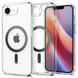 SPIGEN futerał ULTRA HYBRID MAG kompatybilny z MagSafe do IPHONE 16E 2025 carbon fiber