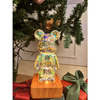 Lampka nocna LED 3D Miś Art Deco stojący L3GFBD