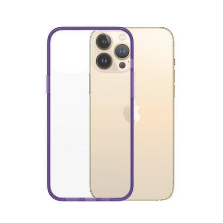 Case IPHONE 13 PRO MAX PanzerGlass ClearCase Antibacterial Military (0342) Grade Grape