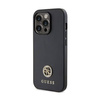 Original Handyhülle IPHONE 13 PRO Guess 4G Strass Metal Logo (GUHCP13LPS4DGPK) schwarz