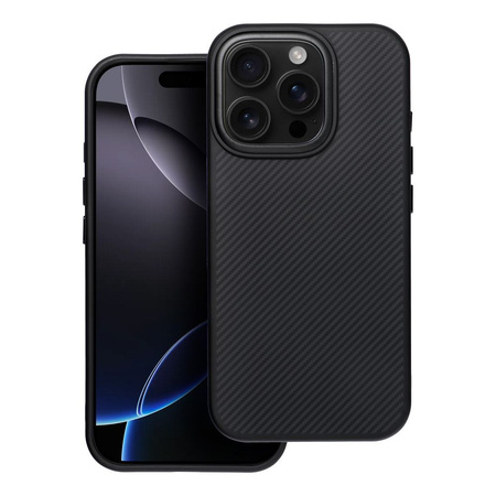 Carbon Elite Mag Cover kompatybilny z MagSafe pasuje do IPHONE 17 PRO czarny