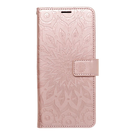 Kabura MEZZO Book do SAMSUNG A15 5G mandala złoty róż