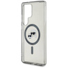 Etui Karl Lagerfeld Button Karl & Choupette Heads Printed Logo MagSafe Samsung Galaxy S25 Ultra czarny