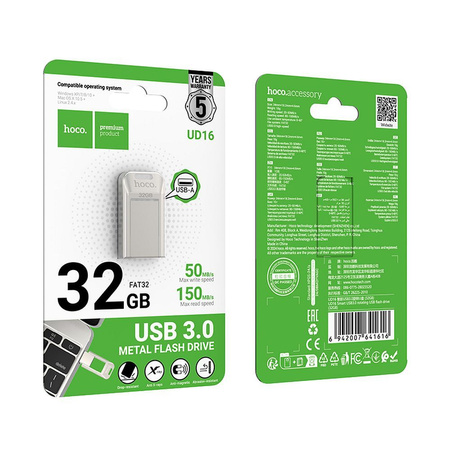 HOCO pendrive USB A + USB C UD16 32GB USB3.0