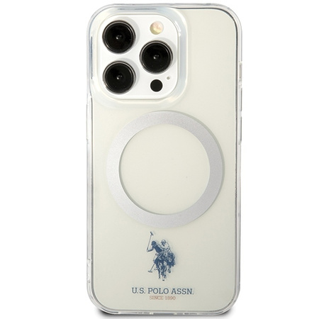 US Polo USHMP15LUCIT iPhone 15 Pro 6,1&quot; transparente MagSafe-Kollektion