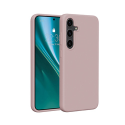 Nakładka Etteri Silicone Case do Samsung Galaxy S25 Plus jasnoróżowa