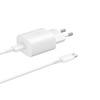 SAMSUNG ŁADOWARKA SIECIOWA TYP-C 25W 3A BIAŁA  EP-TA800 + KABEL TYP-C - TYP-C DG977